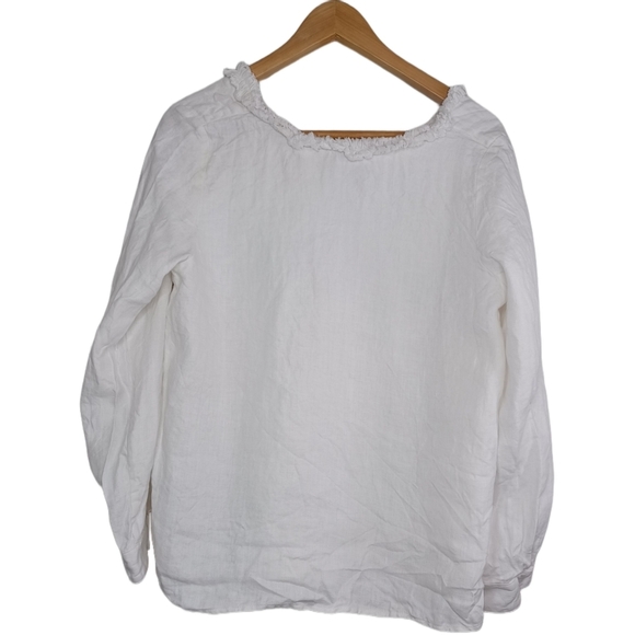 Cloth And Steel Linen Costal Grandma Lagenlook Top - Picture 1 of 12